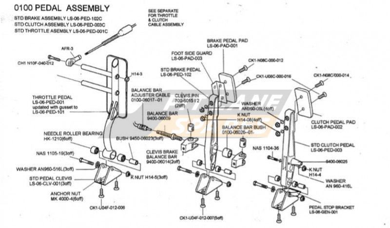 PEDAL ASSEMBLY Diagram
